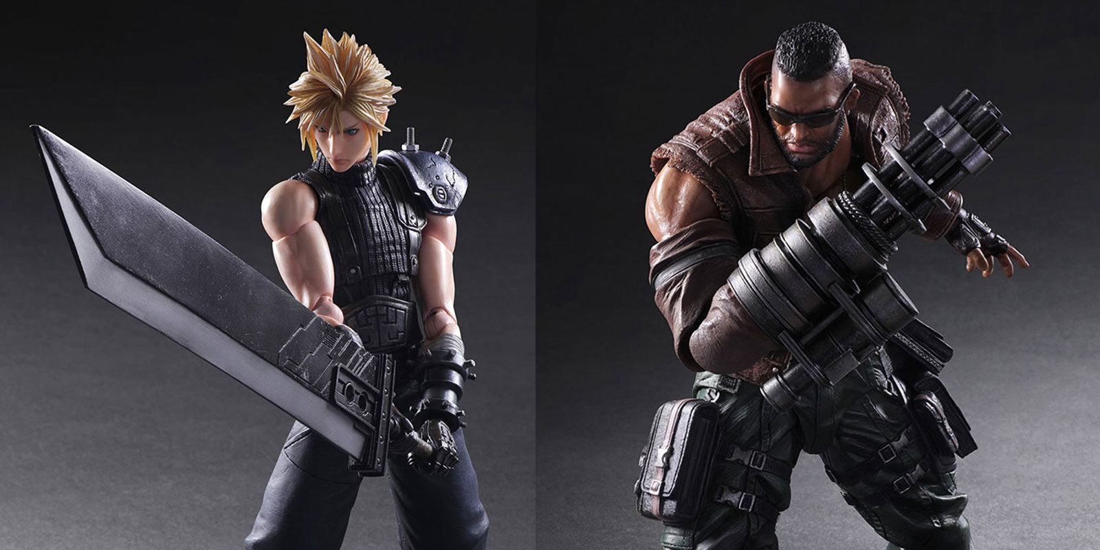 Cloud y Barret de 'Final Fantasy VII Remake' ya tienen figuras de acción