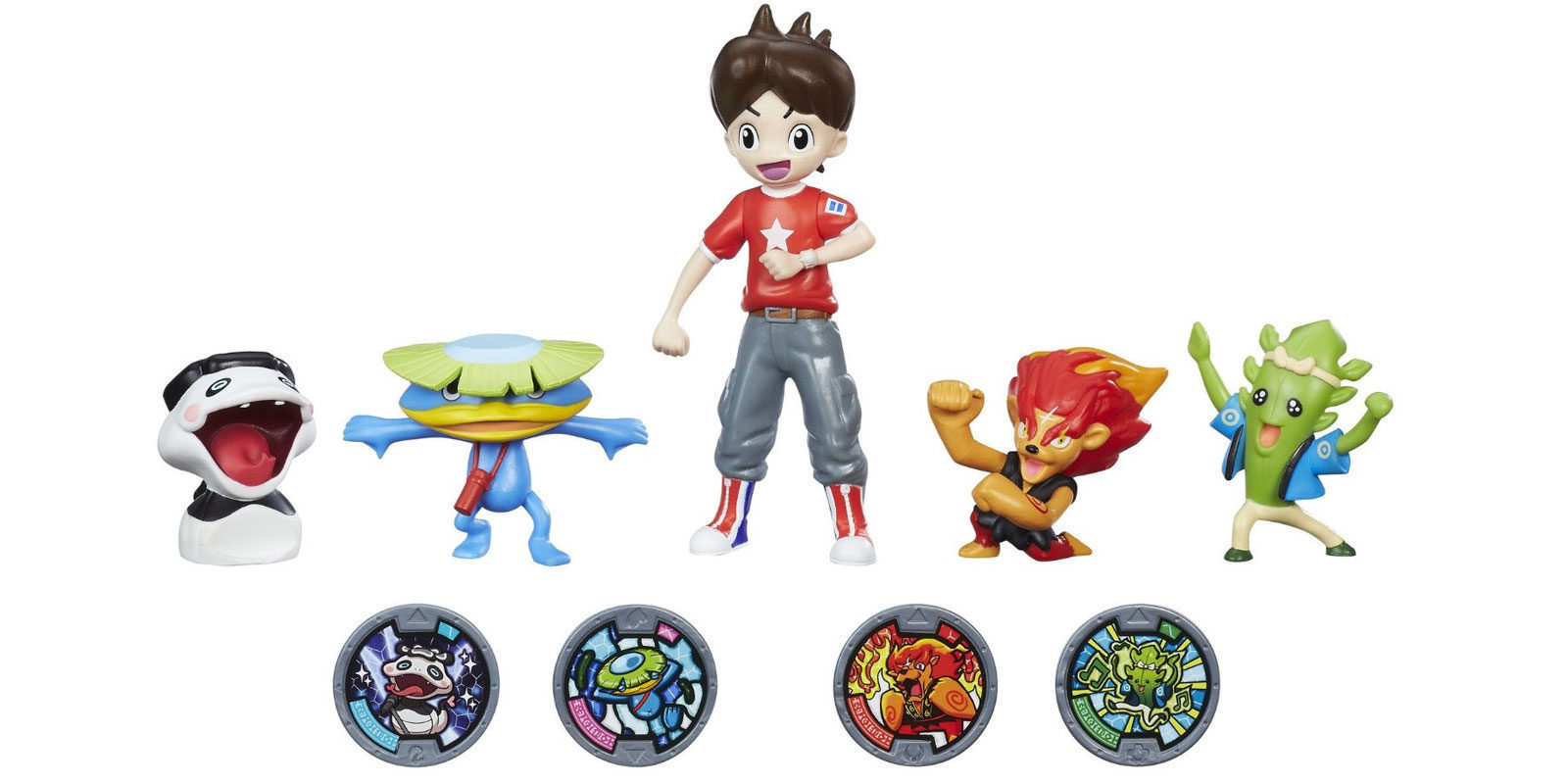 'Yo-kai Watch': llega a España el pack de 5 figuras con Nate y Pandanoko