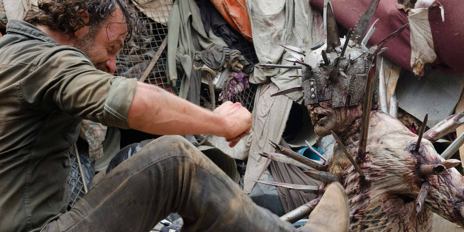 'The Walking Dead': así fue el impresionante making-of de Winslow el caminante