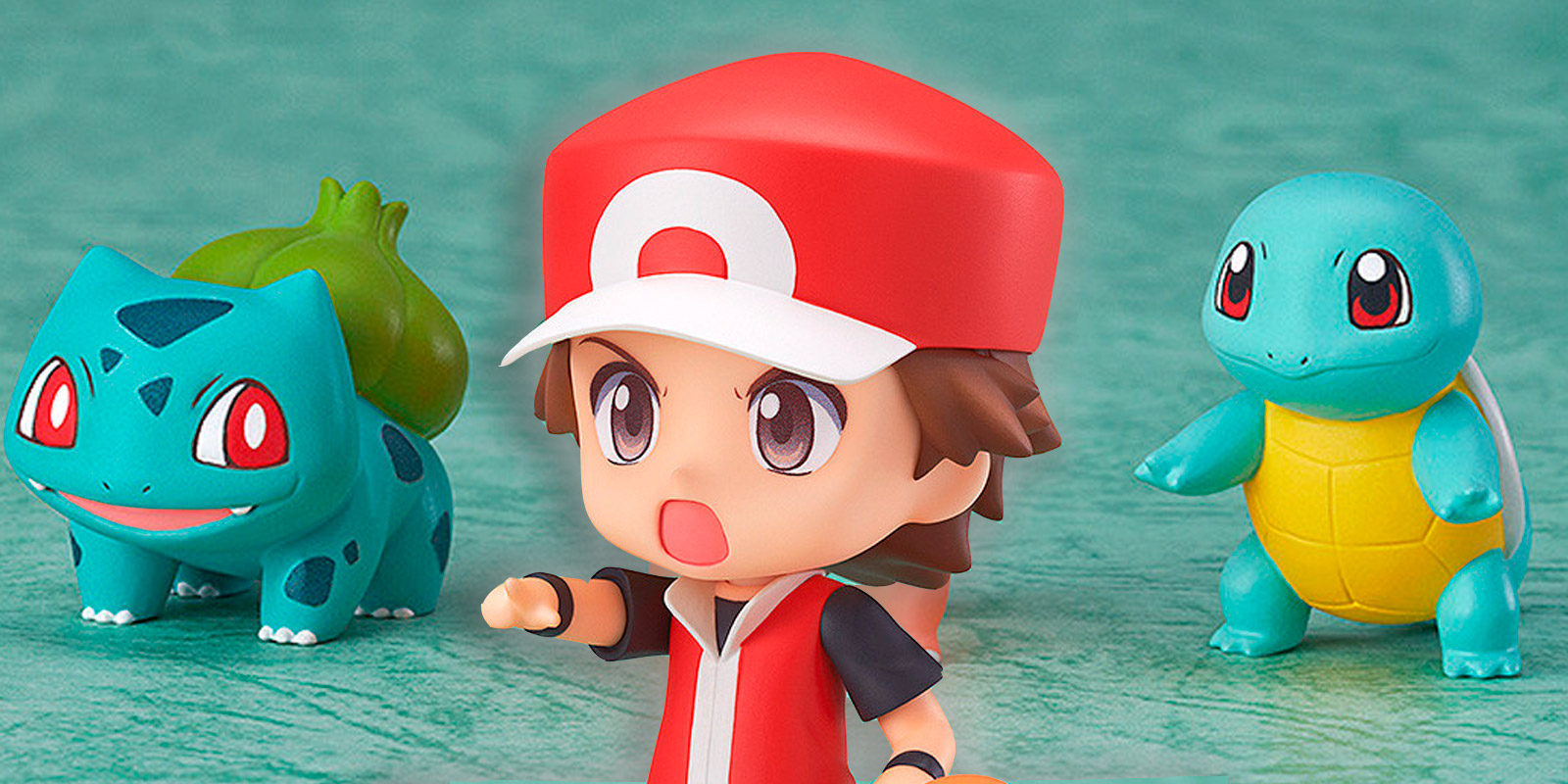 Nendoroid Pokémon de Red / Rojo con Bulbasaur, Charmander y Squirtle tendrá reedición