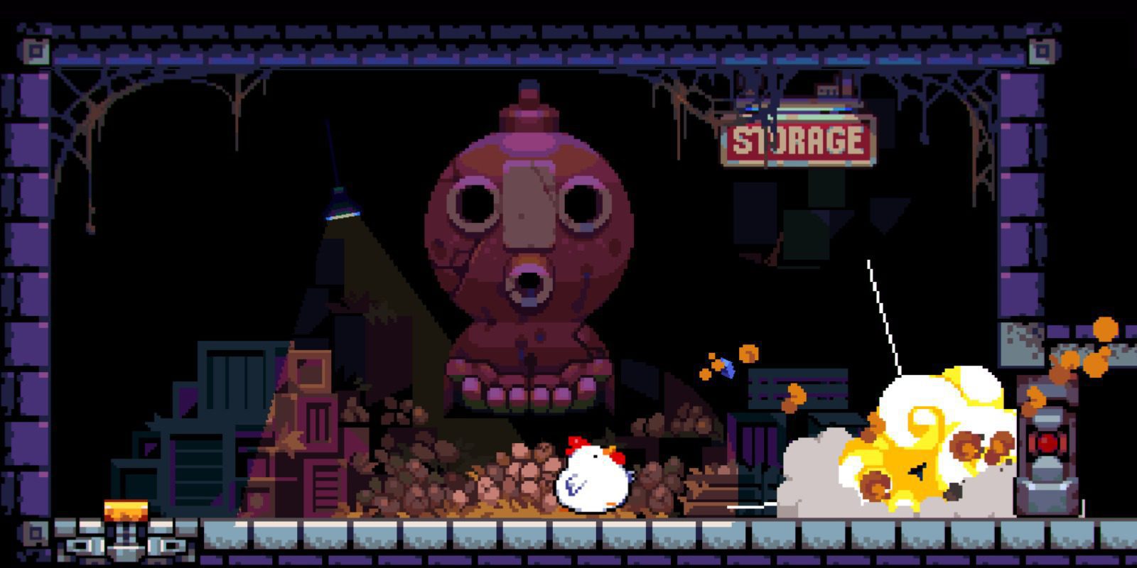 Se lanza en Greenlight el explosivo plataformas 'Bomb Chicken'