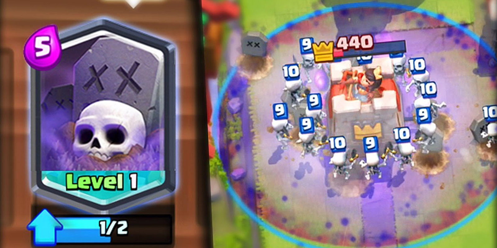 El Cementerio de 'Clash Royale' se vuelve OP debido a un bug de la última actualización