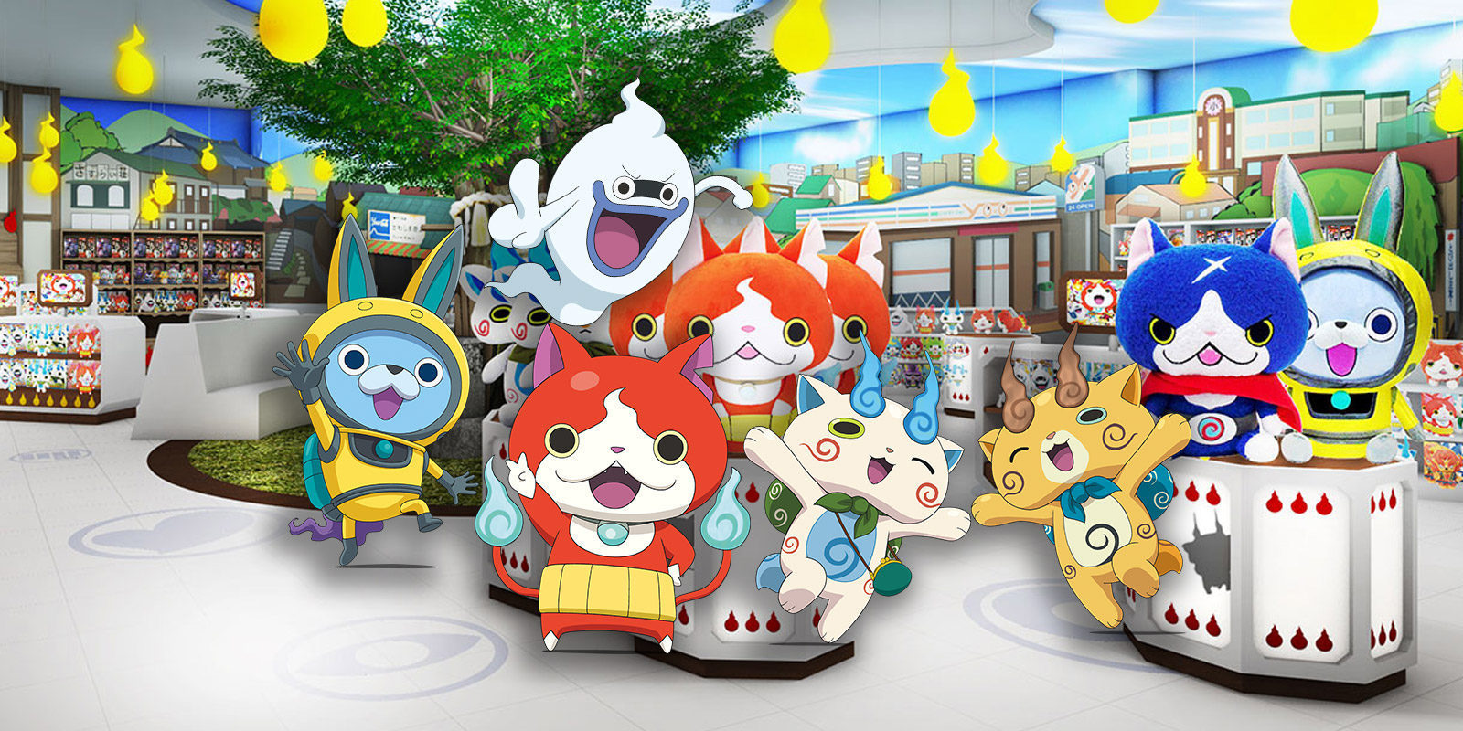 'Yo-kai Watch' celebra el millón de visitas a su tienda Yoroz Mart en LaLaport Toyosu