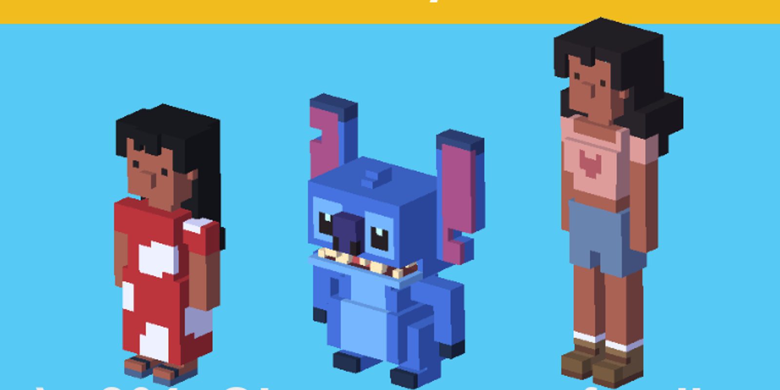 'Disney Crossy Road' introduce a 'Lilo & Stitch'