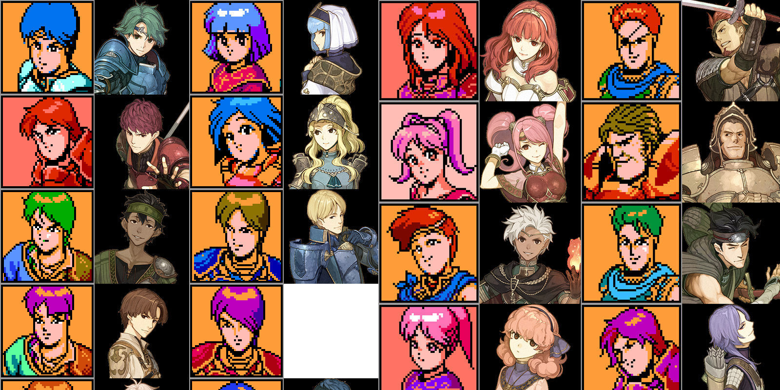 'Fire Emblem Echoes': así han cambiado los personajes con el tiempo