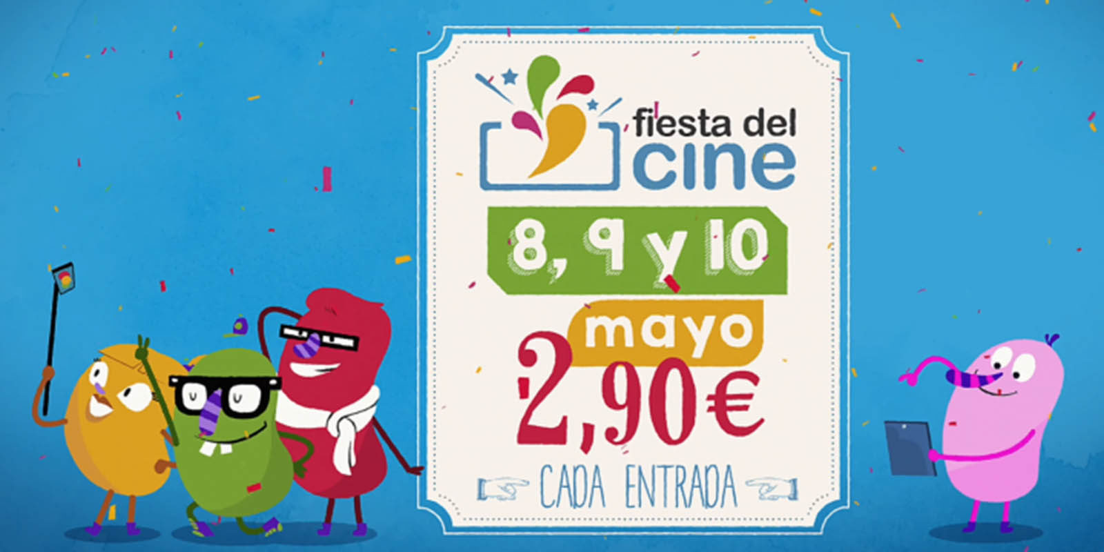 Cómo ir a la Fiesta del Cine 2017: consigue tus entradas a 2'90&#8364;