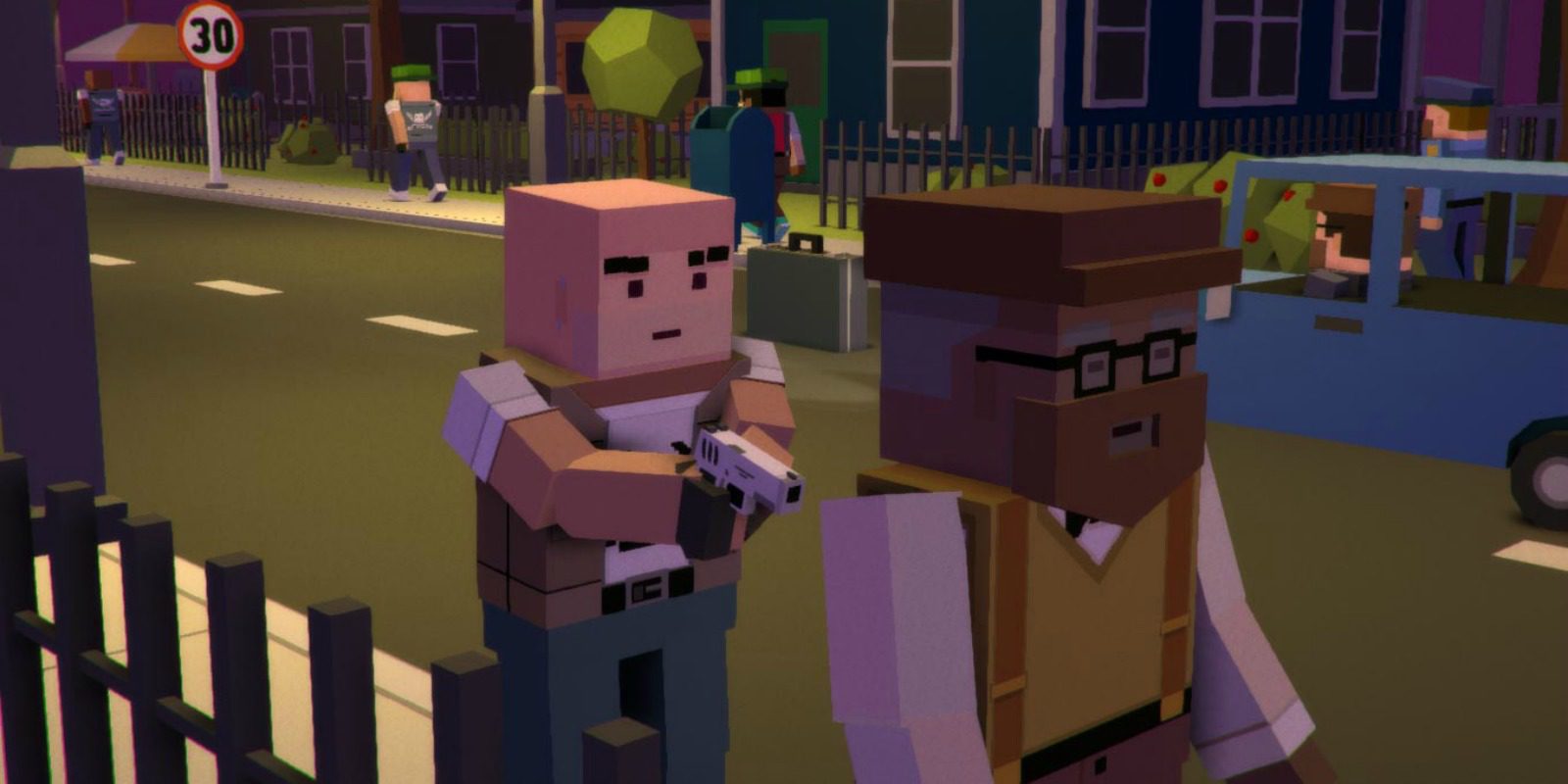 Debuta en Kickstarter el multijugador 'Broke Protocol', un 'Pop Life' de bajo poligonaje