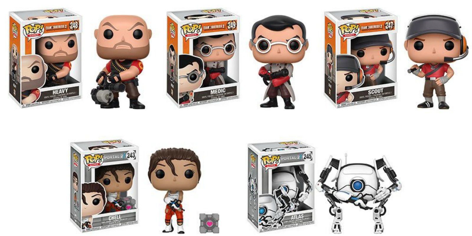 'Portal 2' y 'Team Fortress 2' llegan a Funko Pop