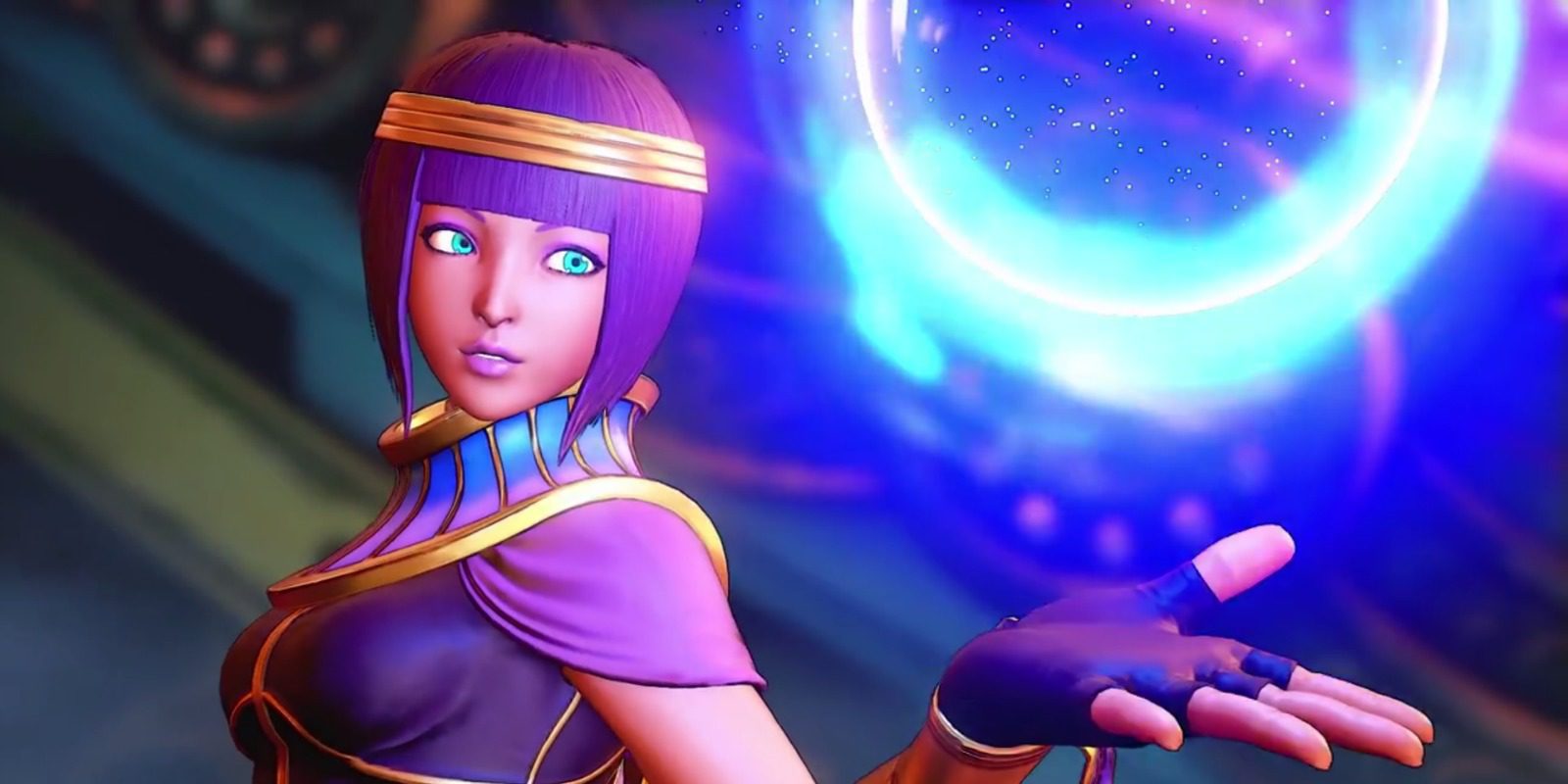 Menat es la nueva y mística luchadora de 'Street Fighter V'