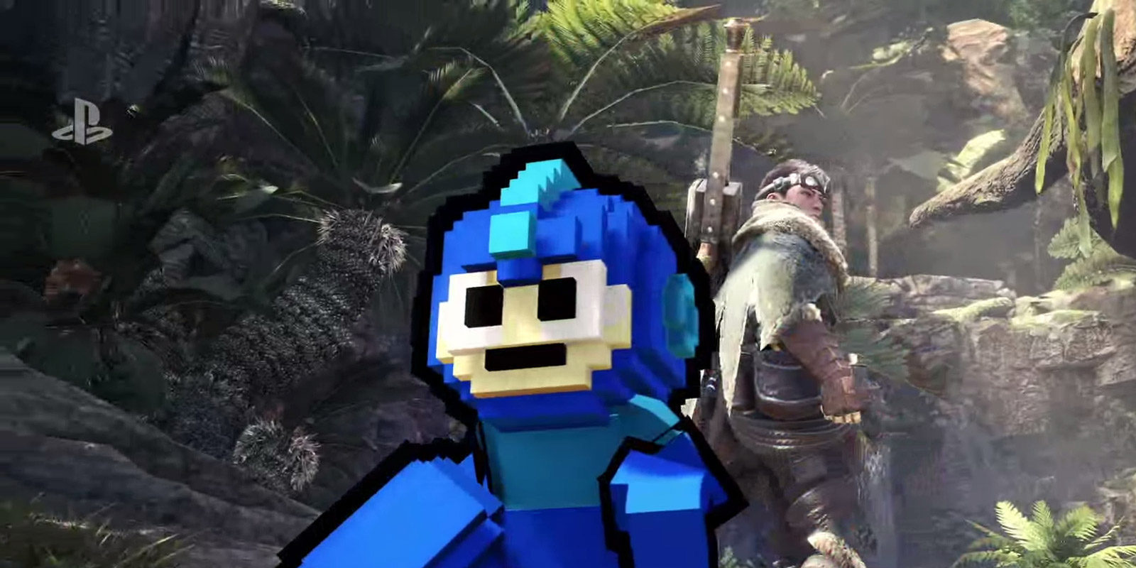 PSX 2017: Mega Man estará en 'Monster Hunter: World' como traje felyne