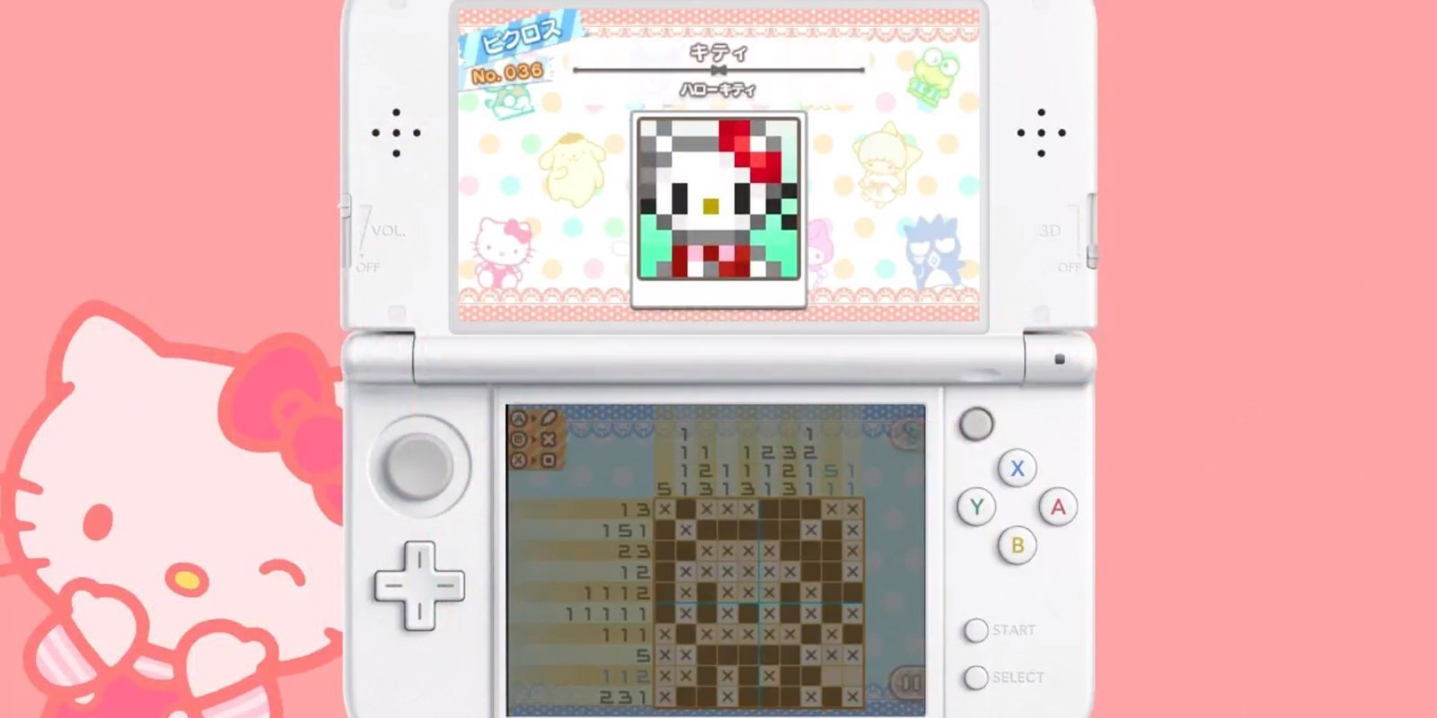 'Sanrio Characters Picross' es de lo más mono para Nintendo 3DS