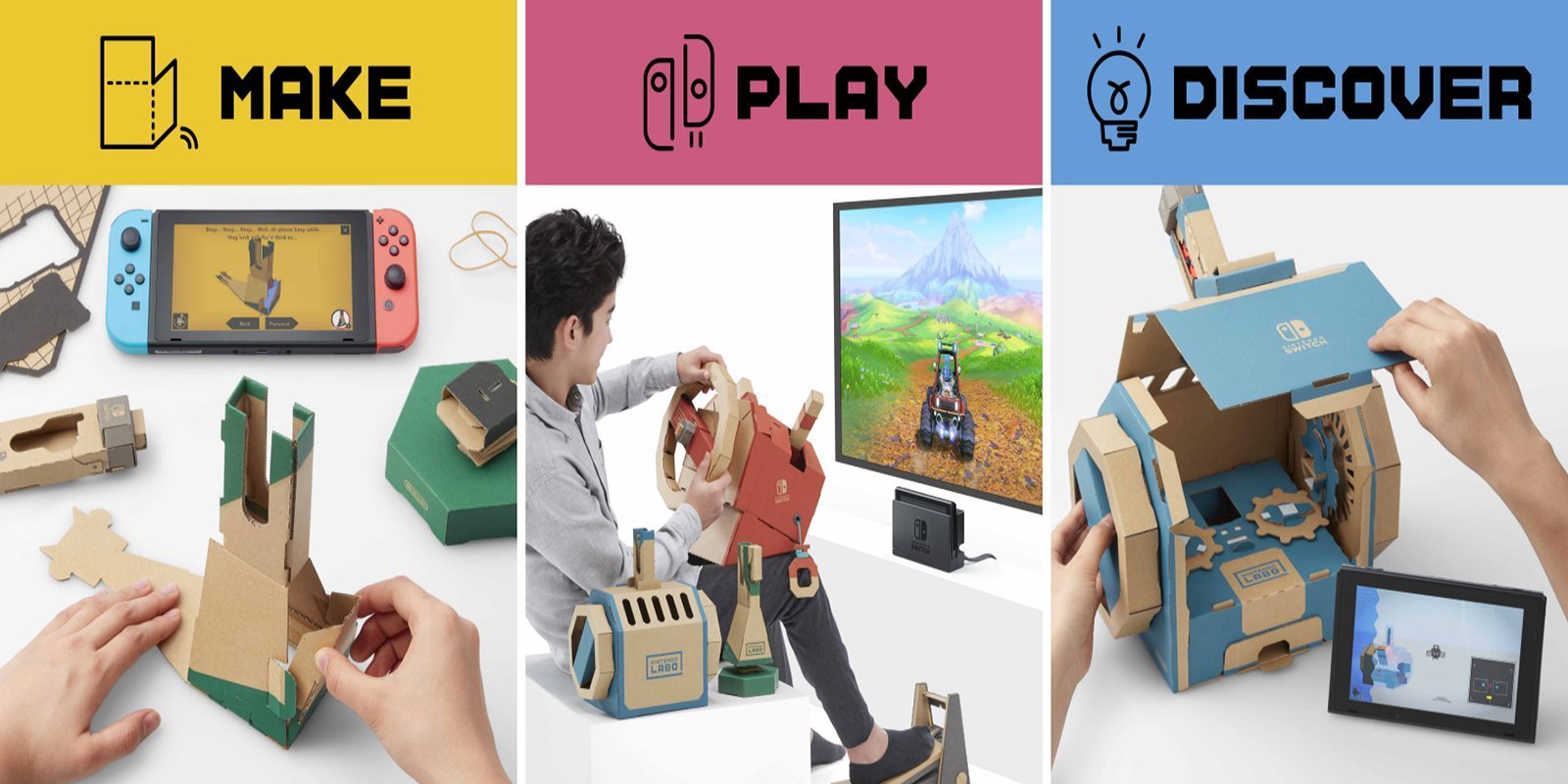 'Nintendo Labo': se anuncia el nuevo kit de vehículos