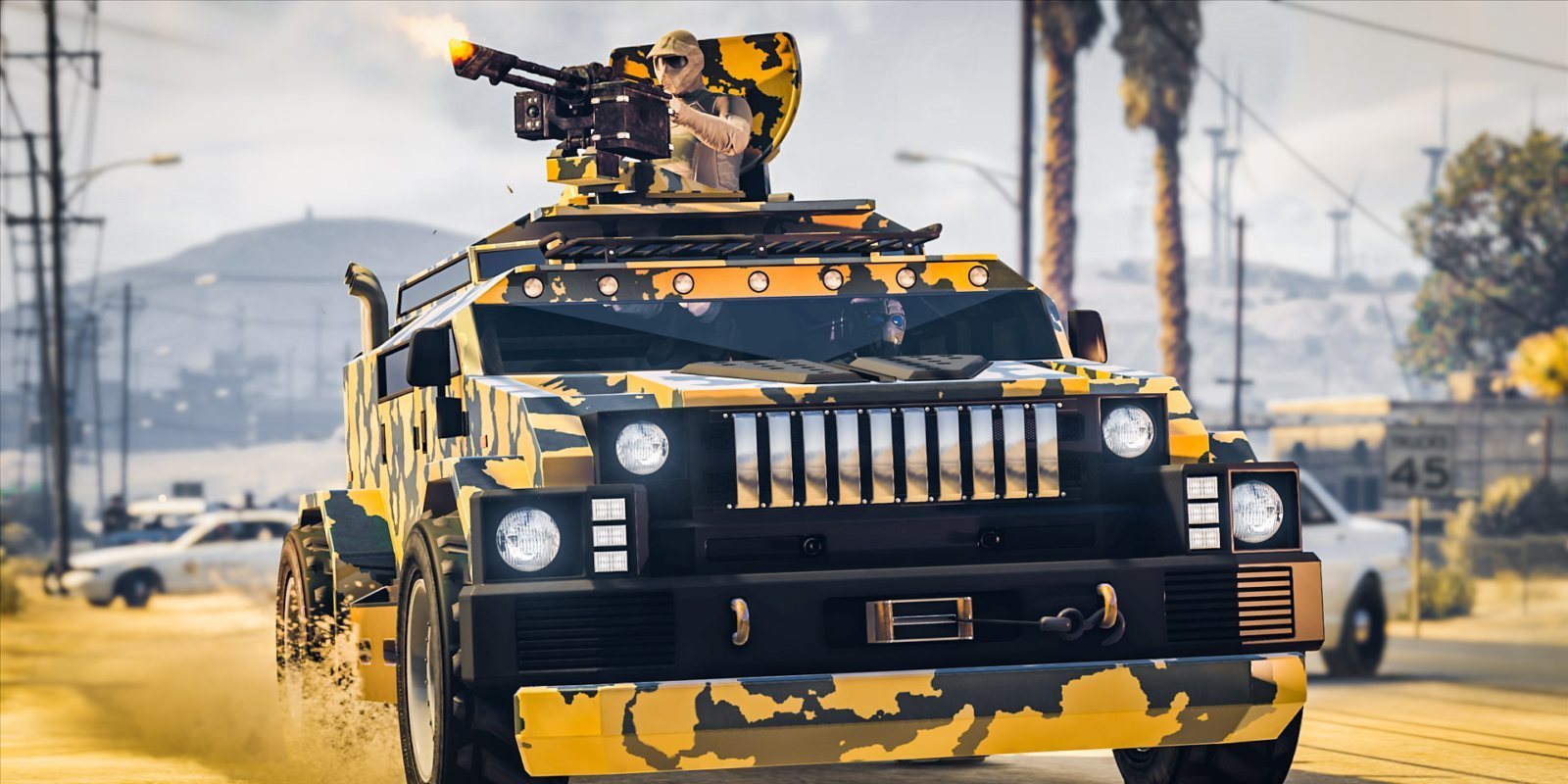 'GTA Online' recibe el nuevo vehículo armado HVY Menacer