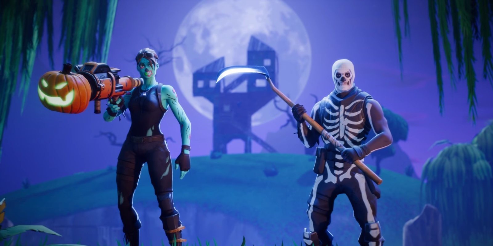 'Fortnite' ya celebra Halloween decorando el mapa con arañas y fantasmas