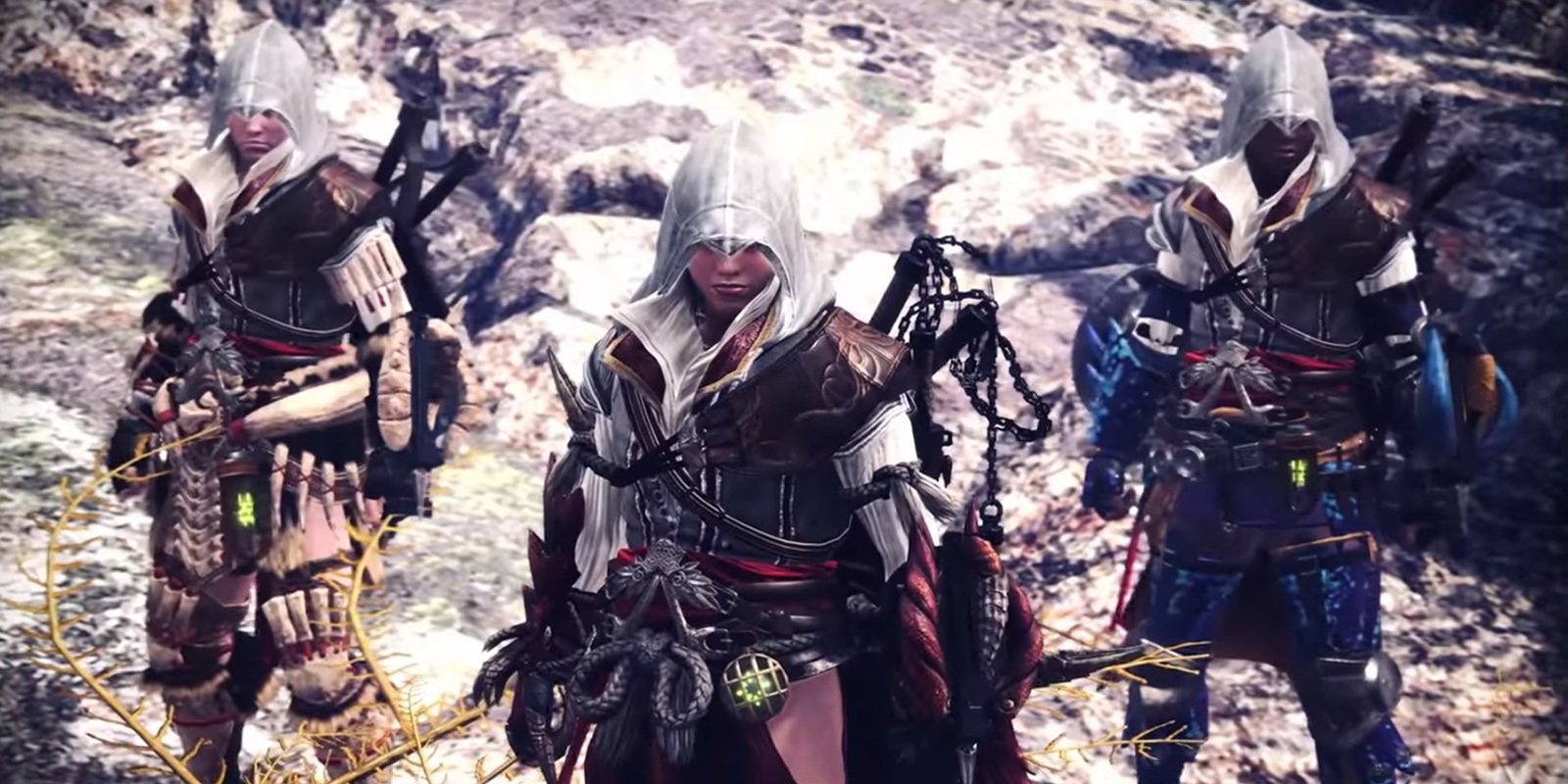 Bayek y Ezio se unen a 'Monster Hunter World' en una nueva colaboración