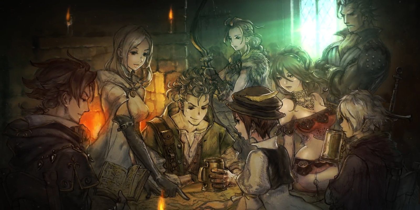 Square-Enix registra el término HD2D, que es como llaman al estilo gráfico de 'Octopath Traveler'