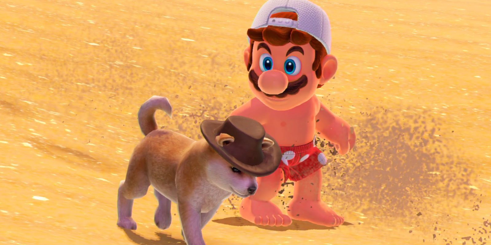 El perro de 'Super Mario Odyssey' llegó directamente de 'Nintendogs'