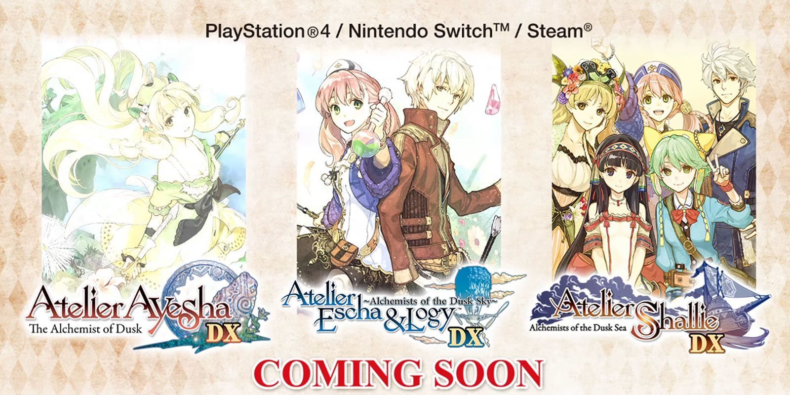 La saga de Dusk de 'Atelier' llegará en un solo pack con todo el contenido extra