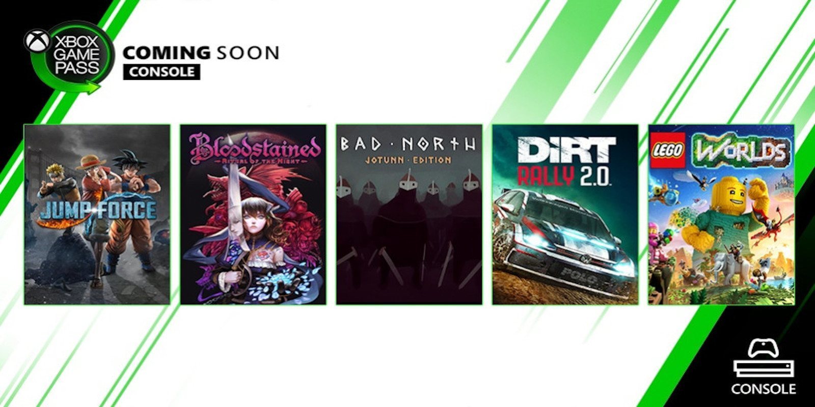 'Bloodstained', 'Jump Force' y 'Dirt Rally 2.0' llegan al Game Pass