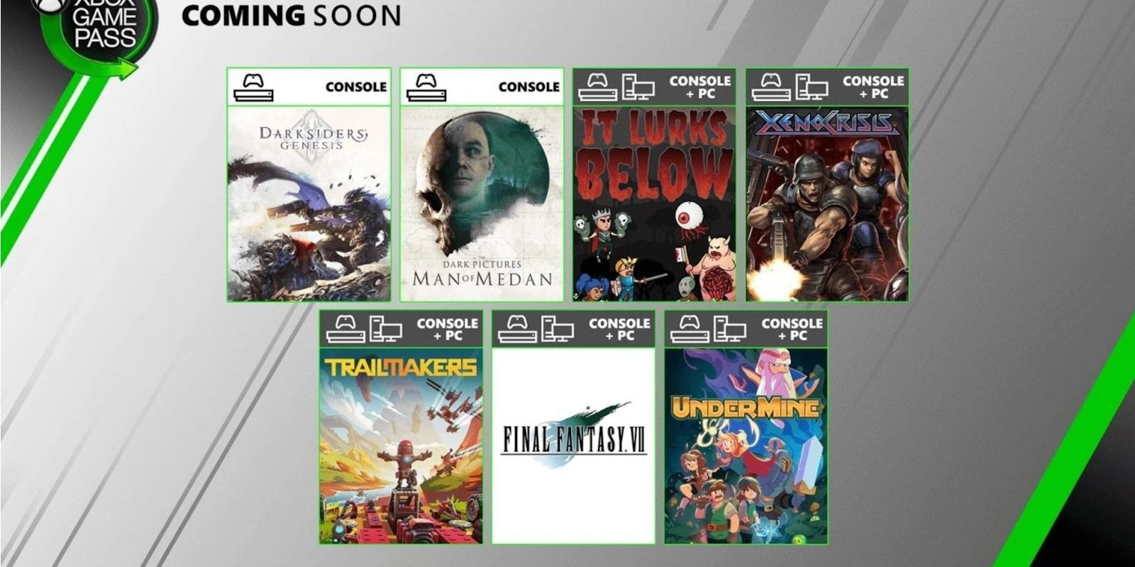 Nuevas incorporaciones en el Game Pass de agosto 2020