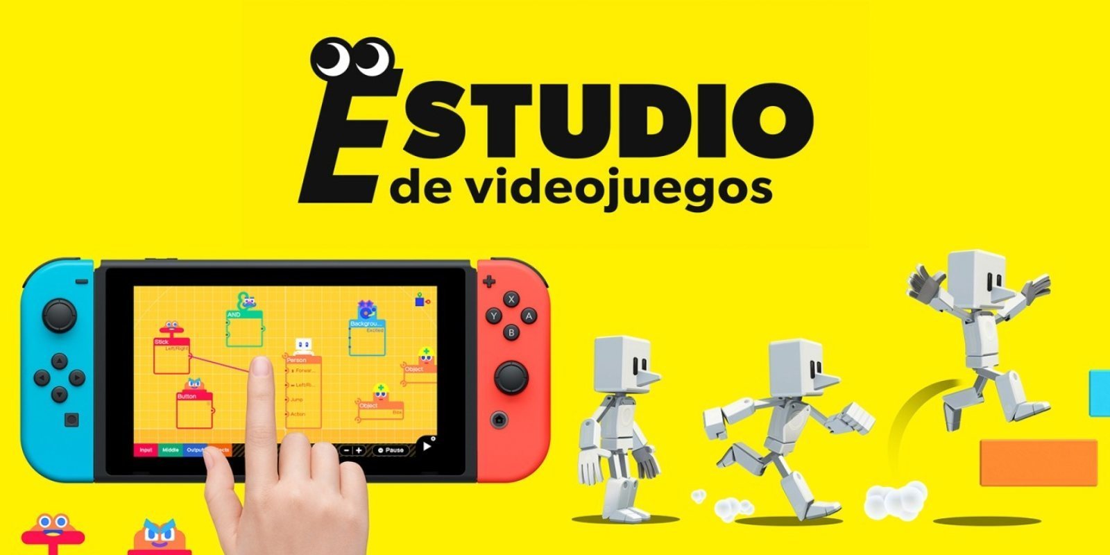 Nintendo anuncia la aplicación Estudio de videojuegos para Nintendo Switch