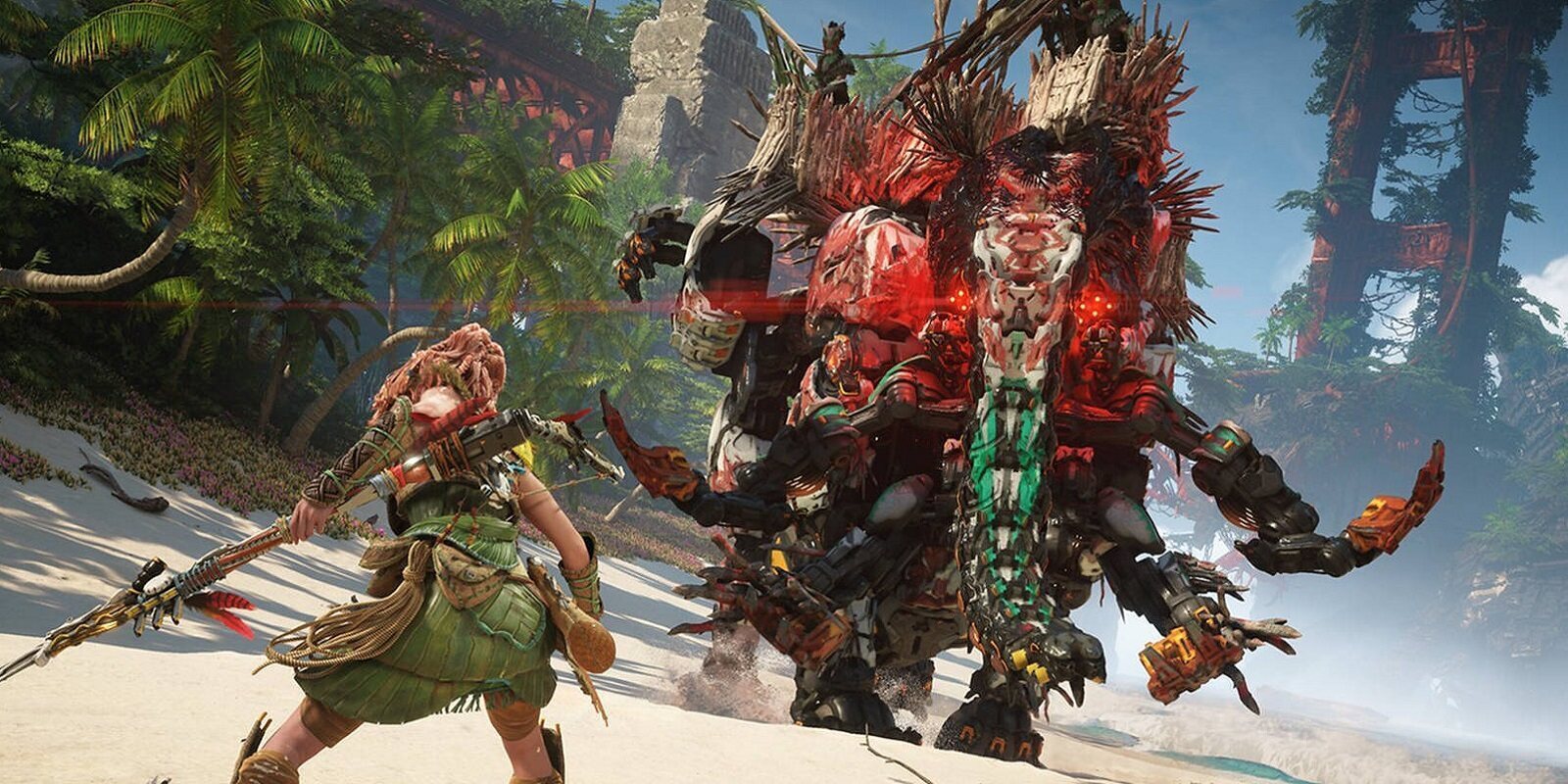 Reveladas más novedades de 'Horizon Forbidden West': nuevas armas, arena de combate y más