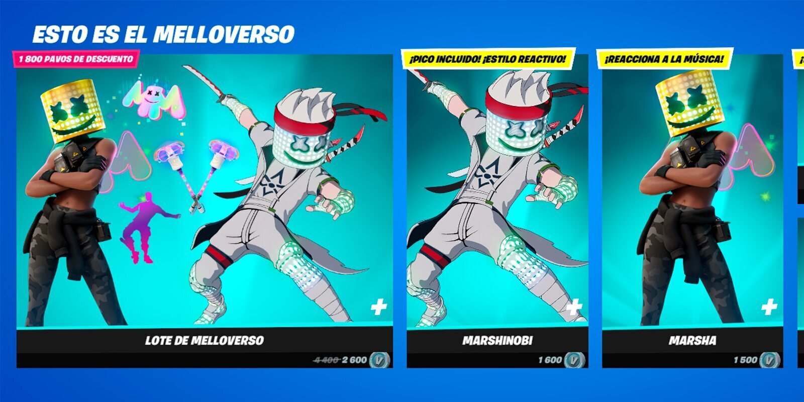 El "Melloverso" llega a 'Fortnite' con nuevos trajes y objetos