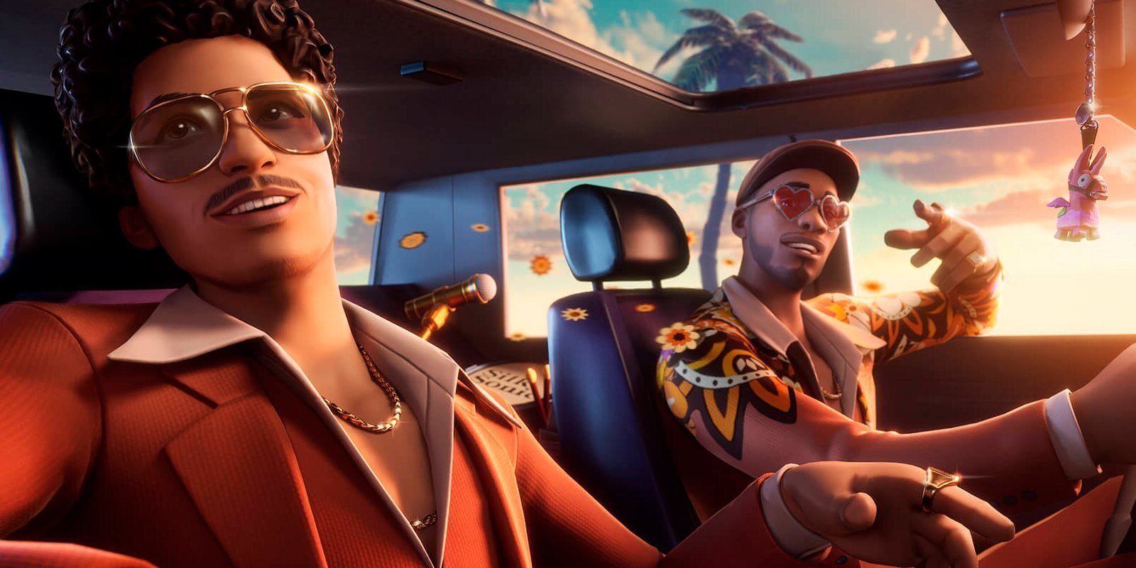 La banda "Silk Sonic" llega a 'Fortnite' con trajes, copa y emisora propia