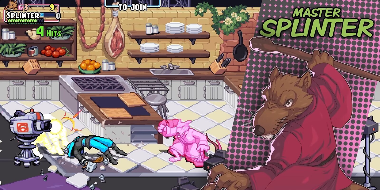 'TMNT: Shredder's Revenge' invita a Splinter a su beat 'em up