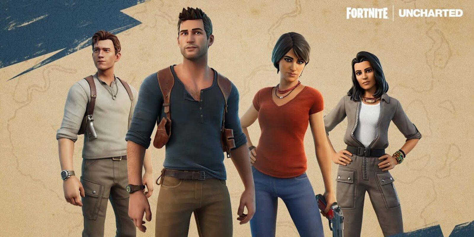 Nathan Drake y Cloe de 'Uncharted' llegarán a 'Fortnite' la próxima semana