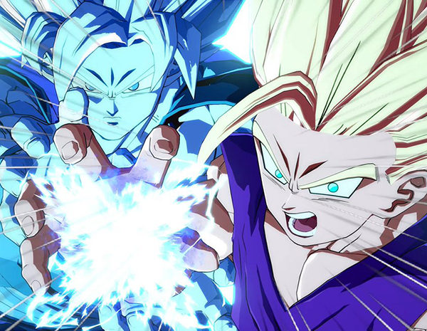 Gohan y Goku kamehameha